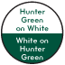 Huntergreen-white