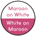 Maroon-white